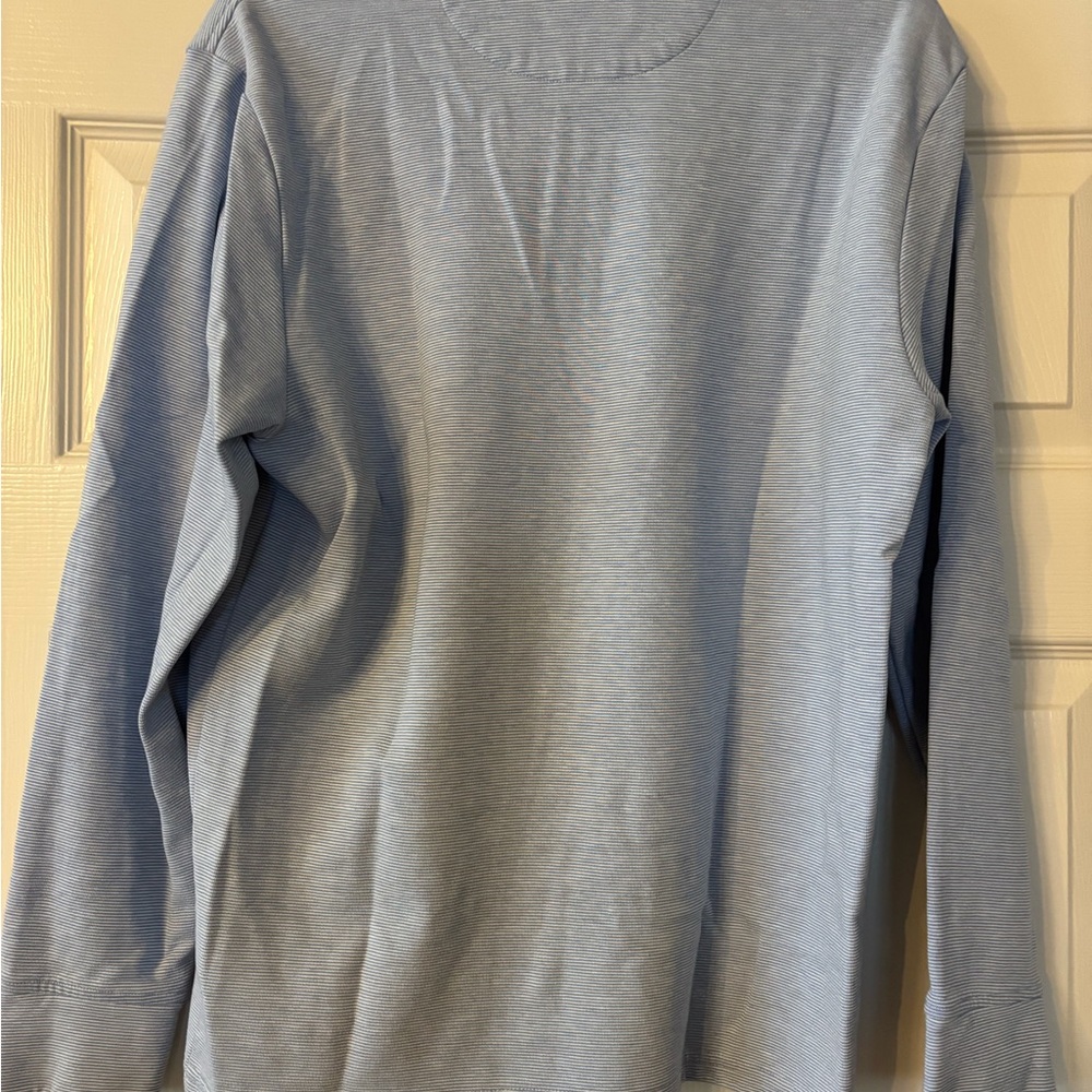 Light Blue Quarter-Zip Pullover - image 5